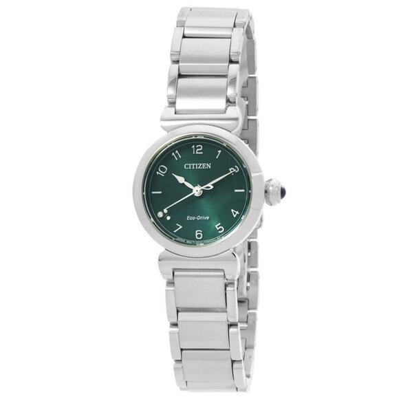 NWT Authentic Citizen L May Bells Eco-Drive Green Dial Women's Watch - Picture 1 of 3